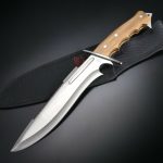 Bellissimo Coltello da caccia Bowie Zebra Wood 18292ZW