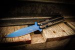 Bellissimo coltello apertura assistita Linerlock A/O Blue TF528BL