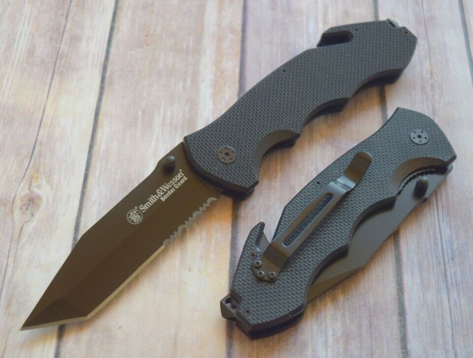 Bellissimo coltello Border Guard II Linerlock Smith & Wesson SWBG6TSCP