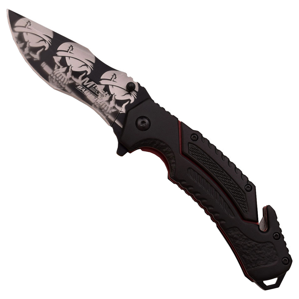 Coltello Chiudibile apertura assistita A/O Skull MT-A915SK Mtech