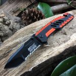 Coltello Rescue Chiudibile apertura assistita  A/O Orange MT-A856OR Mtech