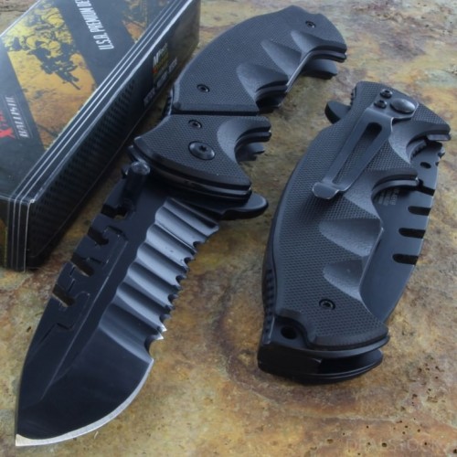 Coltello Ballistic chiudibile A/O Black MX-A818BK MTech Xtreme