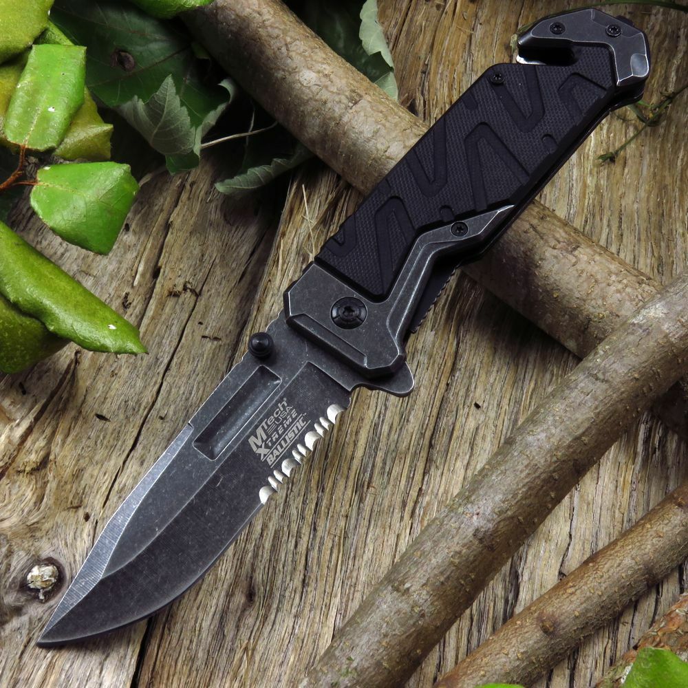 Coltello chiudibile A/O Black Plain MX-A841BS MTech Xtreme