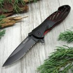 Coltello Rescue Chiudibile apertura assistita A/O TF-702BKR Tac Force