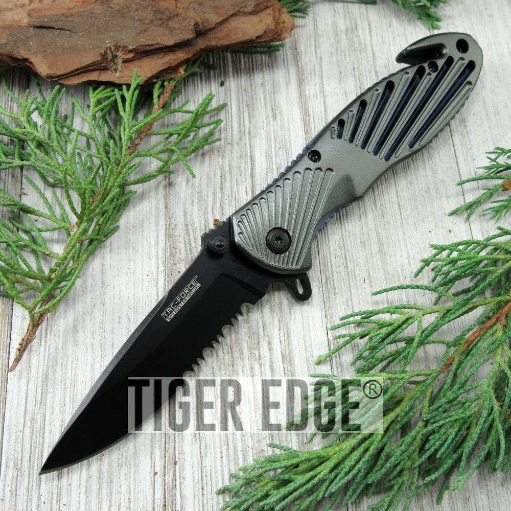 Coltello Rescue Chiudibile apertura assistita A/O TF-702GYB Tac Force