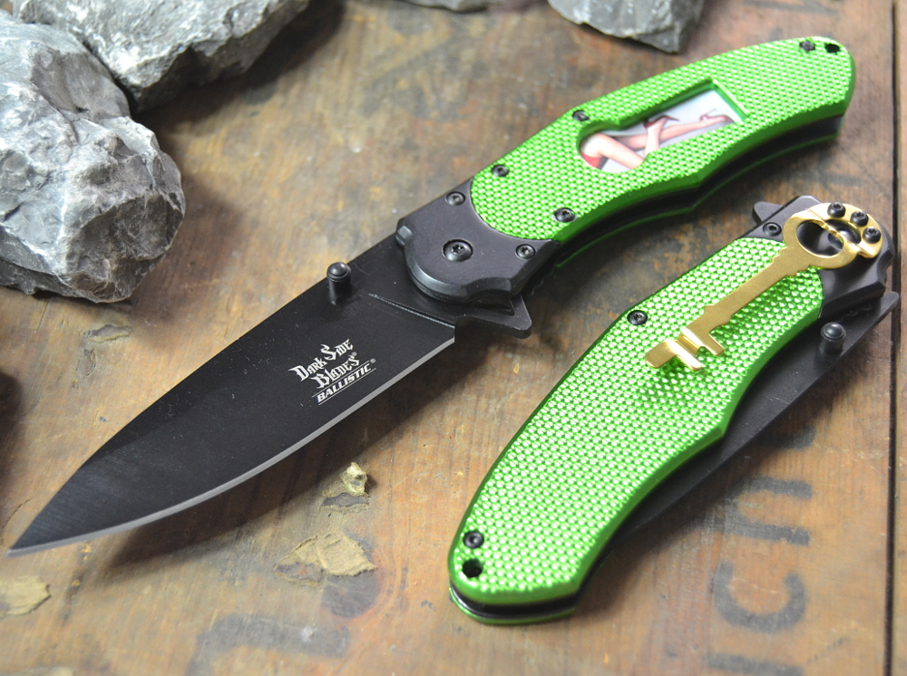 Coltello Keyhole Chiudibile A/O DS-A050GN Dark Side