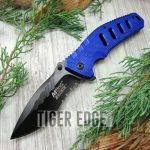 Coltello Chiudibile apertura assistita A/O Blue MT-A851BL Mtech