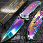 Bellissimo coltello ad apertura assistita TAC FORCE TF-925RB SPRING ASSISTED KNIFE