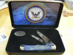 NUOVO Case CA17702 US Navy Gift Set coltello da collezione knife