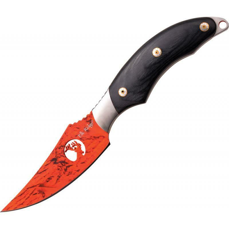 Coltello Elk Ridge ER527RC Fixed Blade Orange Knife