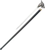 BELLISSIMO BASTONE ANIMATO Wolf Cane PA1087