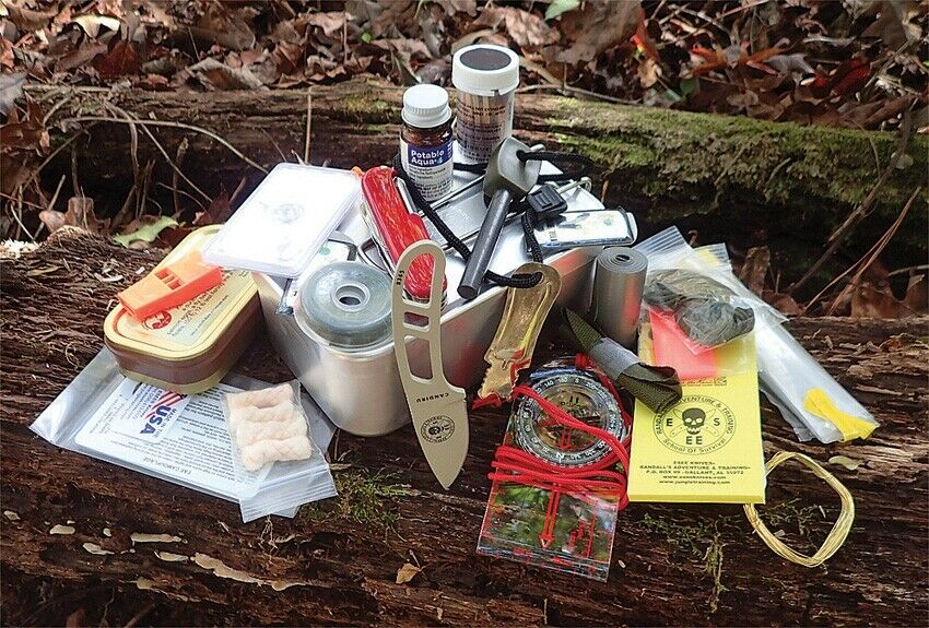 ESEE Large Tin Kit di sopravvivenza ESLTINKIT Survival Kit