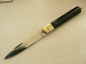 IL TRADIZIONALE COLTELLO FROSOLONESE MANICO ABS TESTINA OTTONE PIENO - SFILATO DA 32 CM BIG - 0440
