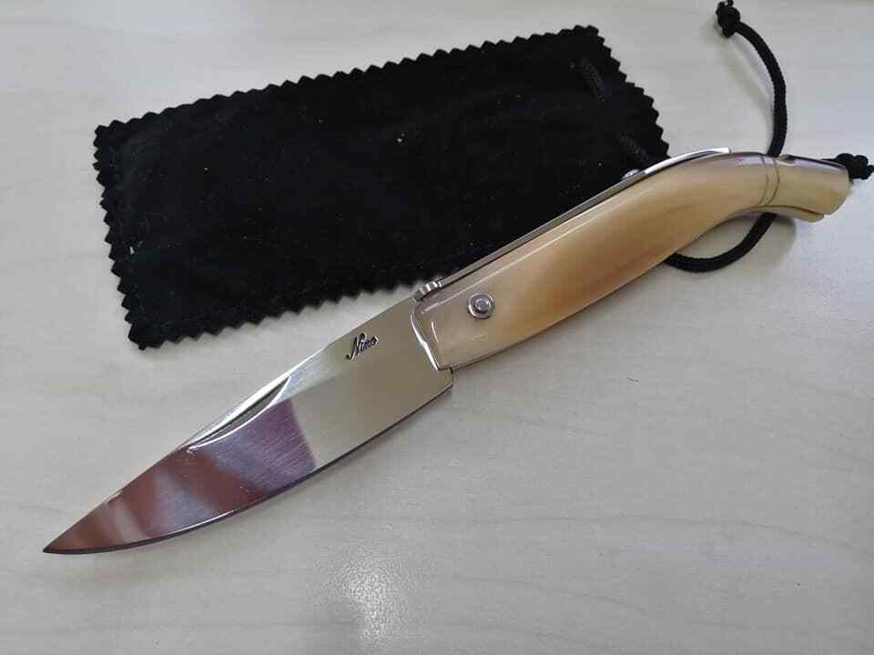 FAVOLOSO Coltello Tradizionale Pescatore Lucido Anconetano maestro Nino 21CM