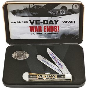 Coltello Case CA11951 VE-Day Commemorative Trapper knife