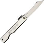 Coltello Higonokami HIGO06SL Triple Layered Silver Knife