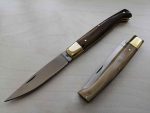 Coltello Tradizionale Pattada corno testina ottone 21 cm knife 0404/600-21TP