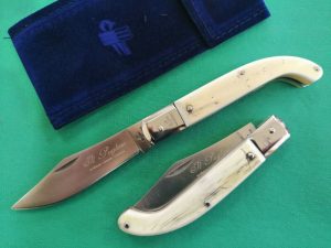 Coltello Tradizionale Pugliese corno antico 17cm knife 0412/508-17