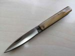 Coltello Tradizionale mini sfilato corno chiaro 12cm knife 0403/530-12CR