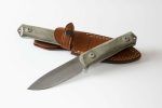 Coltello LionSteel B41 CVG Green Canvas Knife