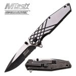 Coltello MTech USA Serrated Satin MTA891S Knife