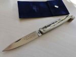 Coltello Tradizionale Caccamo manico corno antico cm 17 Knife 0412/917