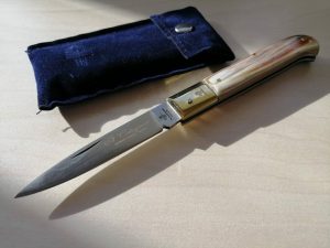 Coltello Tradizionale Caltagirone manico corno Frosolone knife 0404/20
