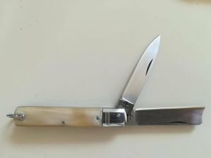 Coltello Duetto frosolonese corno lucido 15 cm 0408/502-15