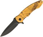 Coltello ABKT Tac AB024AB Realtree Blaze Orange Knife