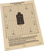 Fogli obiettivo Rite in the Rain RITR9125 25m Zeroing Target Sheets 100