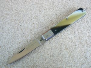 Coltello Sfilato Siciliano finto corno testina INOX 19 cm 0596/414-19