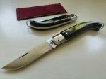 Coltello Tradizionale Scarperia manico corno bufalo nero Frosolone couteau knife 0408/506-2.