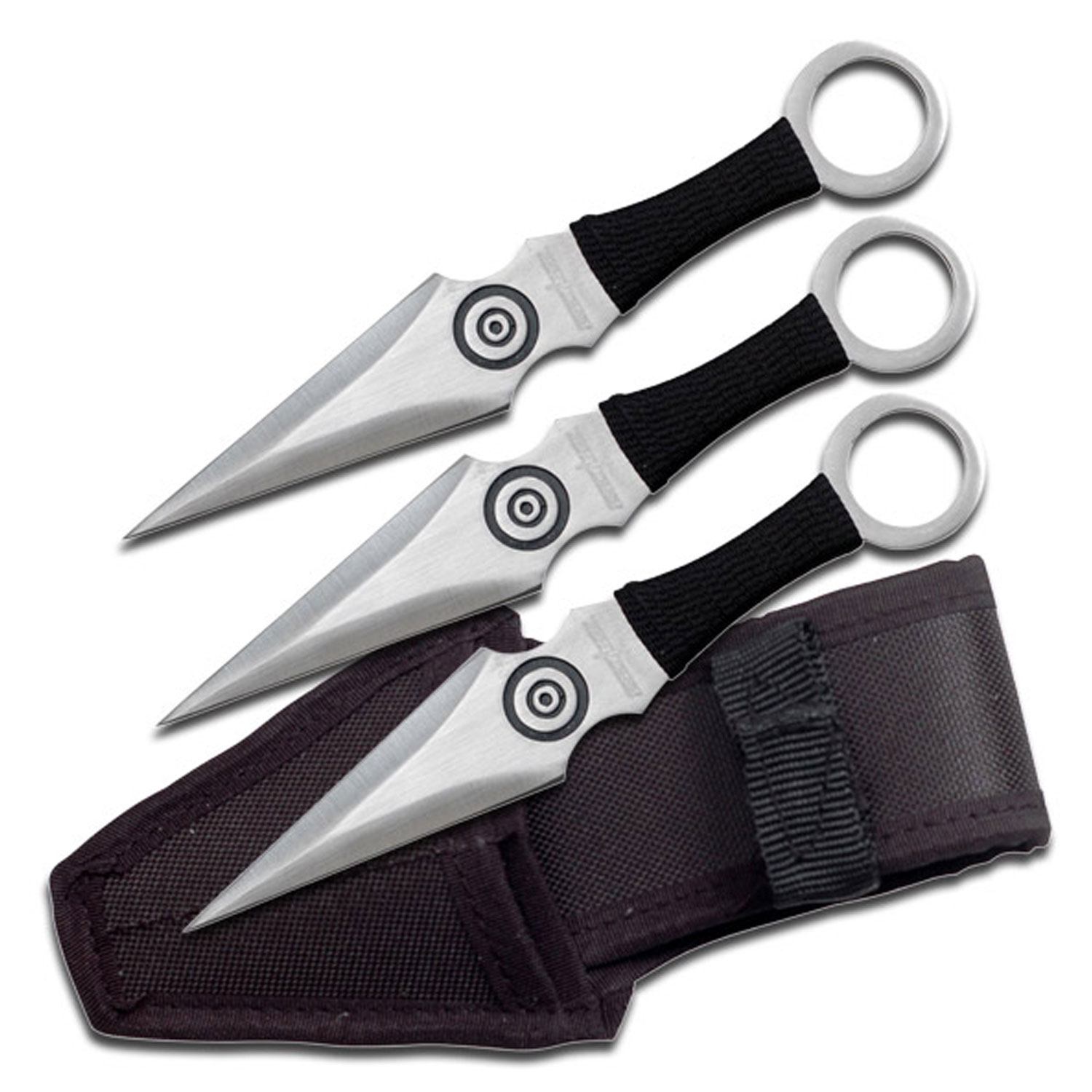 Coltelli da lancio PERFECT POINT PP-028-3BK THROWING KNIFE SET 6.5" OVERALL