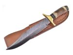 BELLISSIMO COLTELLO DA CACCIA Damasco Damascus DM1033 Iron Maiden Bowie