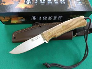 Incredibile coltello Pugnale Joker BUSHCRAFT legno olivo CO120 lama 10.5cm