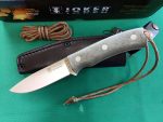 Incredibile coltello Pugnale Joker BUSHCRAFT micarta verde CV120 lama 10.5cm