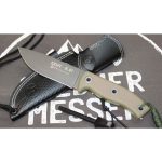 FAVOLOSO COLTELLO lama fissa K25 ARMY K-47 lama 13cm con acciarino