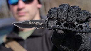 Favoloso Extreme Ops Linerlock Smith & Wesson SWCK5TBSCP