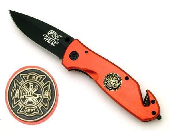 Coltello Fire Department MTX8017F MTech Xtreme knife
