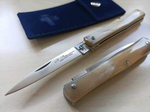 Coltello Lama Tradizionale tipo Palermo coltelli di Frosolone Fraraccio corno 15cm 0403/915