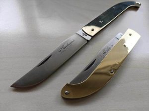 Coltello Lama tradizionale Zuavo tutto ottone Frosolone Fraraccio 19cm 0559/47019