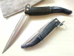 Coltello Tradizionale ROMANO tre scrocchi 28cm maestro Nino KNIFE