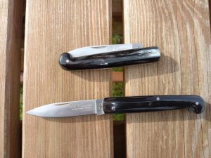 Tradizionale coltello Caccamo manico corno scuro 16 cm - 0403/917CLB