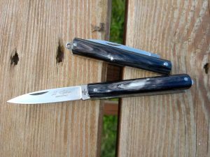 Tradizionale coltello Lo Sfilato manico corno scuro 12 cm - 0403/530-12CR