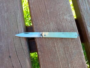 Tradizionale  coltello mini Sfilato ottone 12 cm - 0559/900