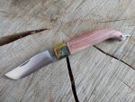 Tradizionale coltello Scarperia manico in legno Tulip con testina ottone 17.5 cm - 0398/506-1TU