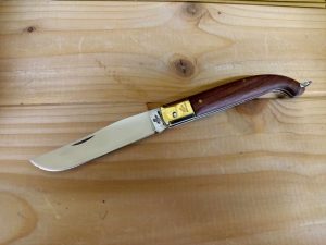 Tradizionale coltello Zuavo manico in legno Cocobolo con testina ottone 21 cm - 0398/470-21CO