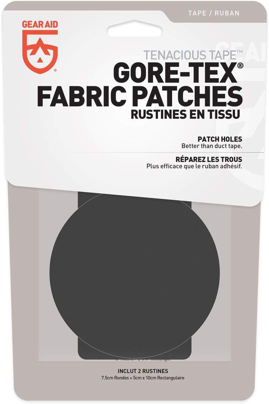 Set due toppe Gear Aid MCN15310 Tenacious Tape Gore-Tex Fabric Patches