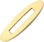 Knifemaking BL012G Brass Guard guardia in ottone per coltelli fai da te