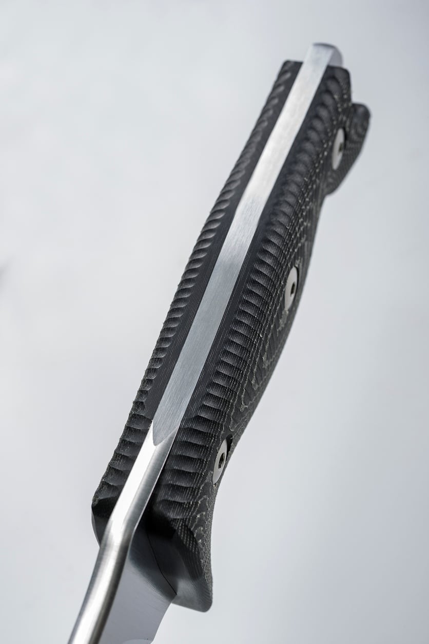 Coltello LionSteel M7 MS Lama satinata Micarta nero Knife - immagine 4